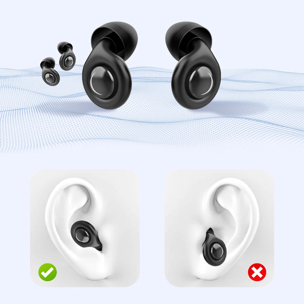 Bouchons d'oreilles Anti-Bruit Réutilisables